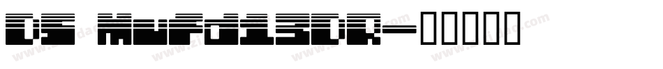 DS Mufdi3DR字体转换